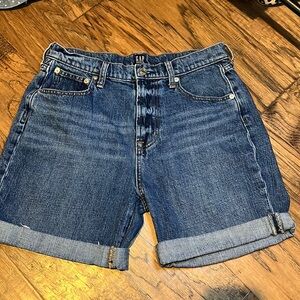 Gap Denim Midi Shorts Size 27
